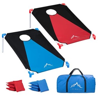 Himal Portable PVC Framed Cornhole Game Set